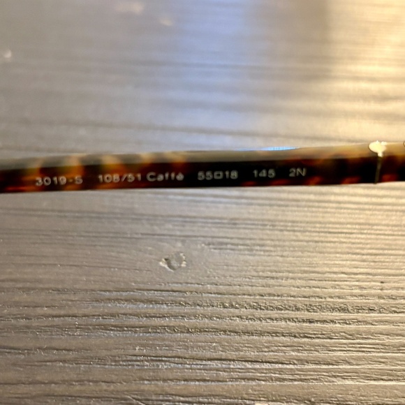 Persol PO3019S Square Sunglasses Caffe Brown Gradient 55mm - Picture 5 of 6